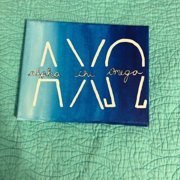alpha chi omega canvas - Picture 1 of 1